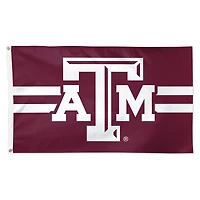WinCraft Texas A&M Aggies Drapeau simple face de luxe à rayures horizontales 3 pi x 5 pi