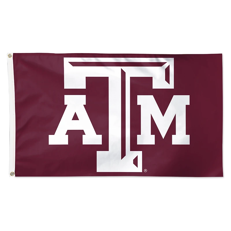 WinCraft Texas A&M Aggies Drapeau simple face avec logo principal 3 pi x 5 pi