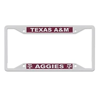 WinCraft Texas A&M Aggies Cadre de plaque d'immatriculation couleur chrome