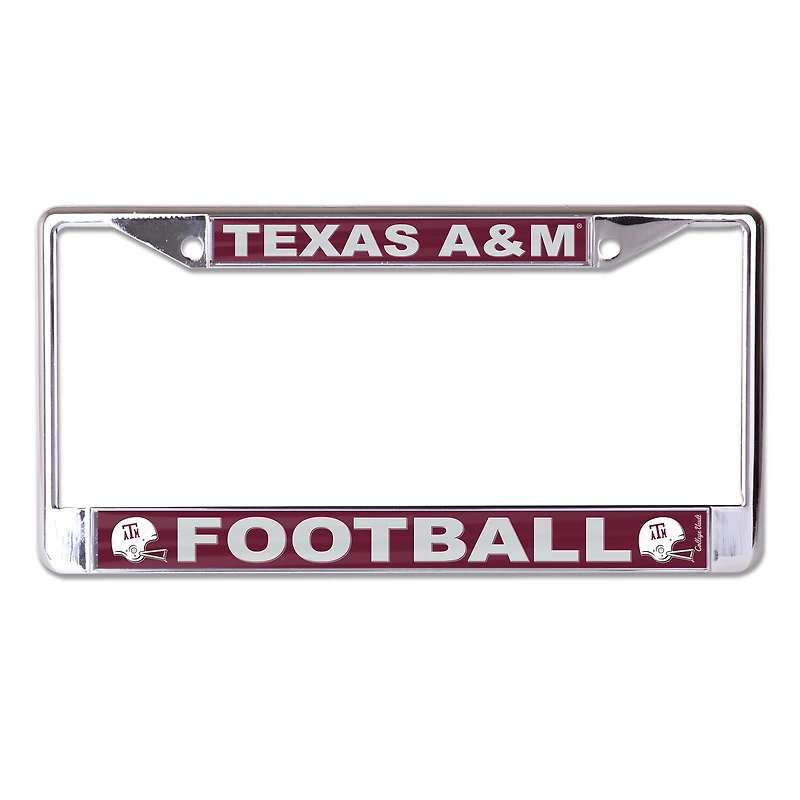 WinCraft Texas A&M Aggies College Vault Laser Cut Metal License Plate Frame