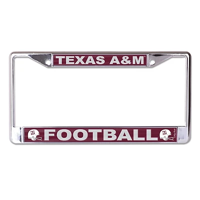 WinCraft Texas A&M Aggies College Vault Laser Cut Metal License Plate Frame