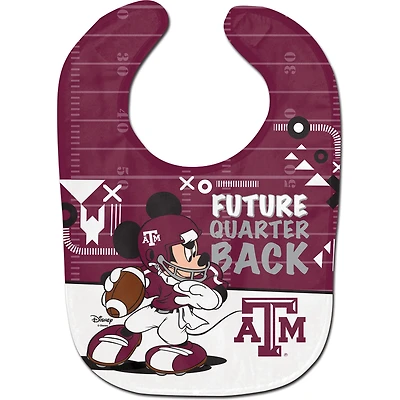 WinCraft Texas A&M Aggies Disney Mickey All Pro Bavoir pour bébé