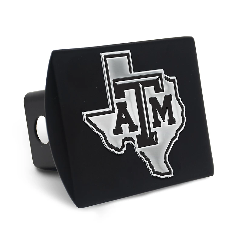 Housse d'attelage WinCraft Texas A&M Aggies Premium en métal chromé avec logo