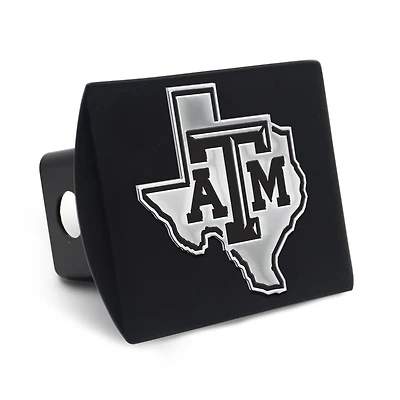 Housse d'attelage WinCraft Texas A&M Aggies Premium en métal chromé avec logo