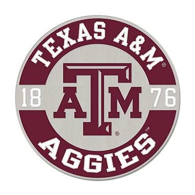 Pin ronde de collection WinCraft Texas A&M Aggies