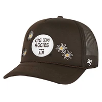 Casquette ajustable pour femme Texas A&M Aggies Tamu Radical Hitch Trucker marron '47