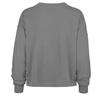 Women's '47  Gray Texas A&M Aggies Stacked Sydney Long Sleeve T-Shirt