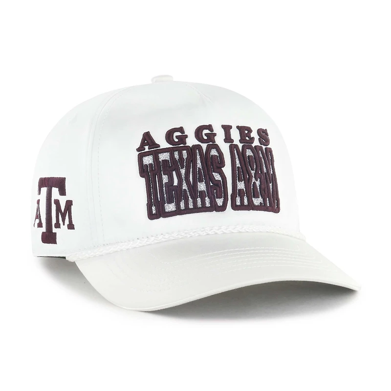 Casquette ajustable Outspoken Hitch blanche 47 pour femme des Texas A&M Aggies