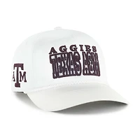 Casquette ajustable Outspoken Hitch blanche 47 pour femme des Texas A&M Aggies