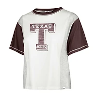 T-shirt '47 Texas A&M Aggies Vault Premier Tilda blanc pour femme