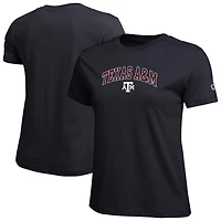 Women's Champion  Black Texas A&M Aggies Arched Over Logo T-Shirt