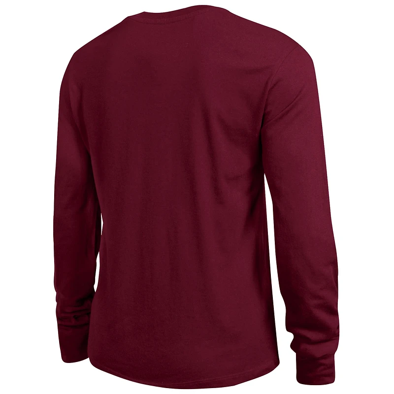 Women's Champion Maroon Texas A&M Aggies Arch Over Logo Long Sleeve T-Shirt