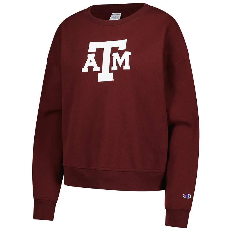 Women's Champion Maroon Texas A&M Aggies Powerblend Sweatshirt