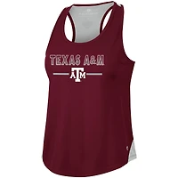 Débardeur dos nageur Colosseum Texas A&M Aggies Sachs 2-Hit pour femme