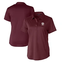 Women's Cutter & Buck  Maroon Texas A&M Aggies Alumni DryTec Prospect Textured Stretch Polo