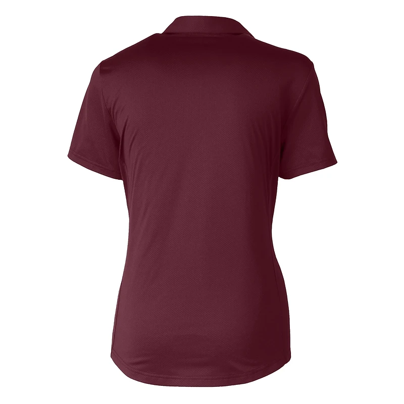 Women's Cutter & Buck  Maroon Texas A&M Aggies Alumni DryTec Prospect Textured Stretch Polo