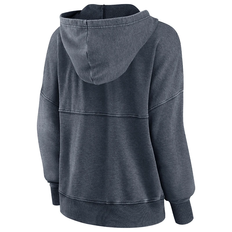 Sweat à capuche lacets Fanatics Heathered Charcoal Texas A&M Aggies pour femmes