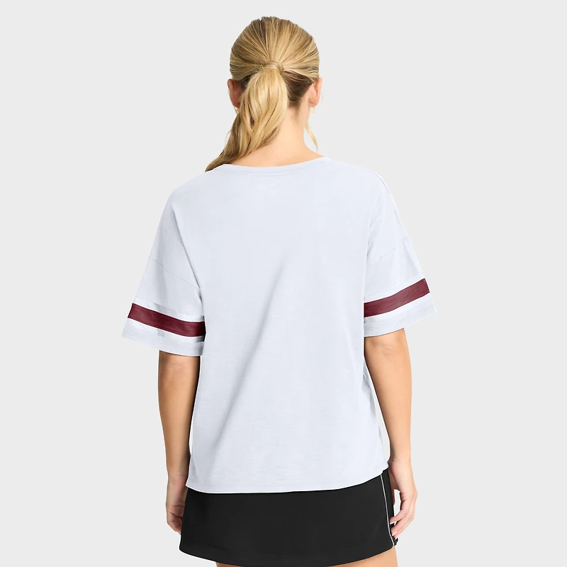 Women's Fanatics White Texas A&M Aggies Hometown Premium Script T-Shirt