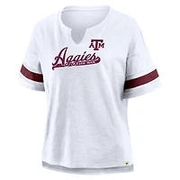 Women's Fanatics White Texas A&M Aggies Hometown Premium Script T-Shirt