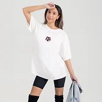 Women's Gameday Couture White Texas A&M Aggies Oversized Back at Ya T-Shirt