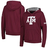 Sweat à capuche bordeaux Texas A&M Aggies Team Big Logo pour femme