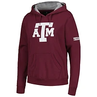 Sweat à capuche bordeaux Texas A&M Aggies Team Big Logo pour femme