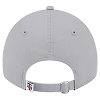 Casquette ajustable 9TWENTY Texas A&M Aggies pour femme New Era grise