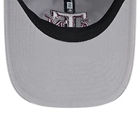 Casquette ajustable 9TWENTY Texas A&M Aggies pour femme New Era grise