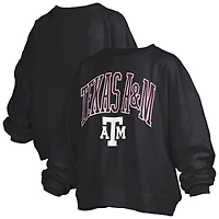 Sweat-shirt Nelson Janise noir Pressbox pour femmes, Texas A&M Aggies, grandes tailles
