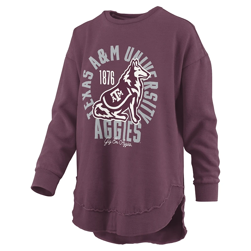 Women's Pressbox Maroon Texas A&M Aggies Blitz Long Sleeve T-Shirt