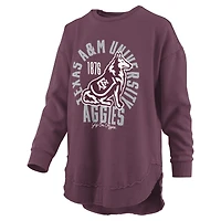 Women's Pressbox  Maroon Texas A&M Aggies Blitz Long Sleeve T-Shirt