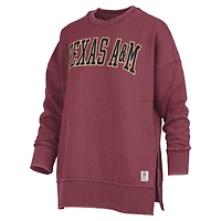 Women's Pressbox Maroon Texas A&M Aggies Stone Gala Oversized T-Shirt
