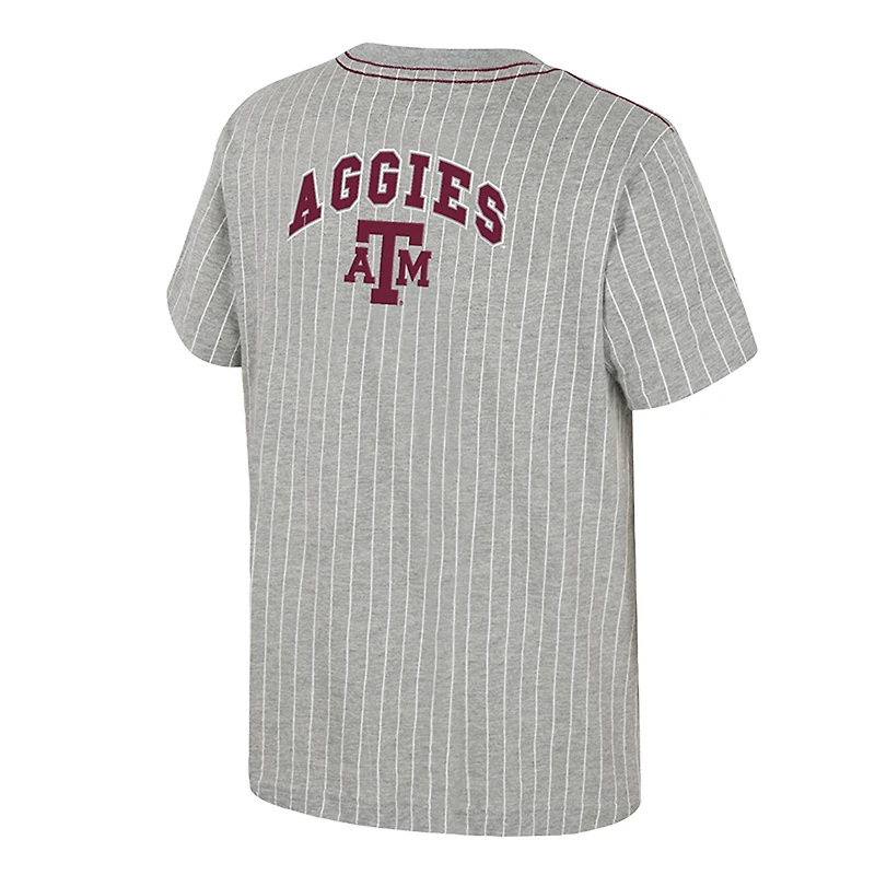 Youth Colosseum  Heather Gray Texas A&M Aggies Airball Baseball T-Shirt