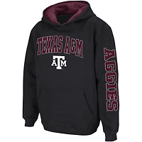 Sweat à capuche noir Texas A&M Aggies 2-Hit pour jeunes Colosseum