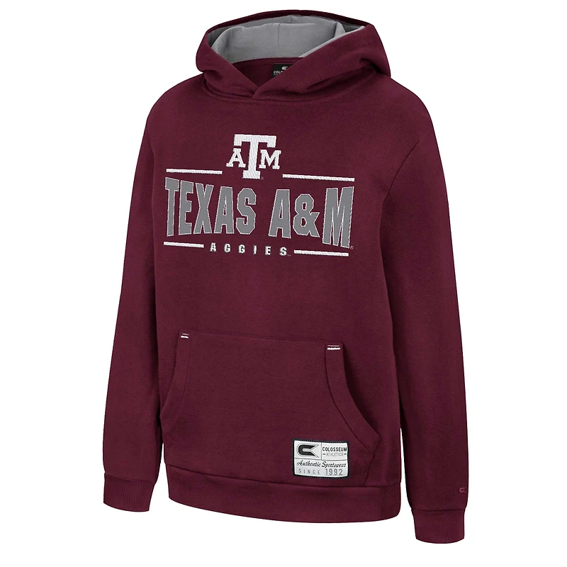 Sweat à capuche pour jeunes Colosseum Maroon Texas A&M Aggies Lead Guitarists