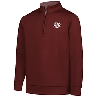 Haut performance à manches longues et fermeture éclair quart de tour Sterling des Texas A&M Aggies pour jeunes