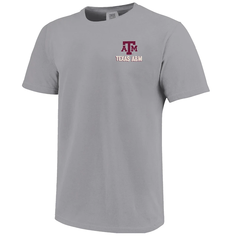 T-shirt gris pour jeunes Texas A&M Aggies, scène locale du campus