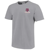 T-shirt gris pour jeunes Texas A&M Aggies, scène locale du campus