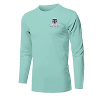 Youth  Light Green Texas A&M Aggies Merry Christmas Tree Long Sleeve T-Shirt