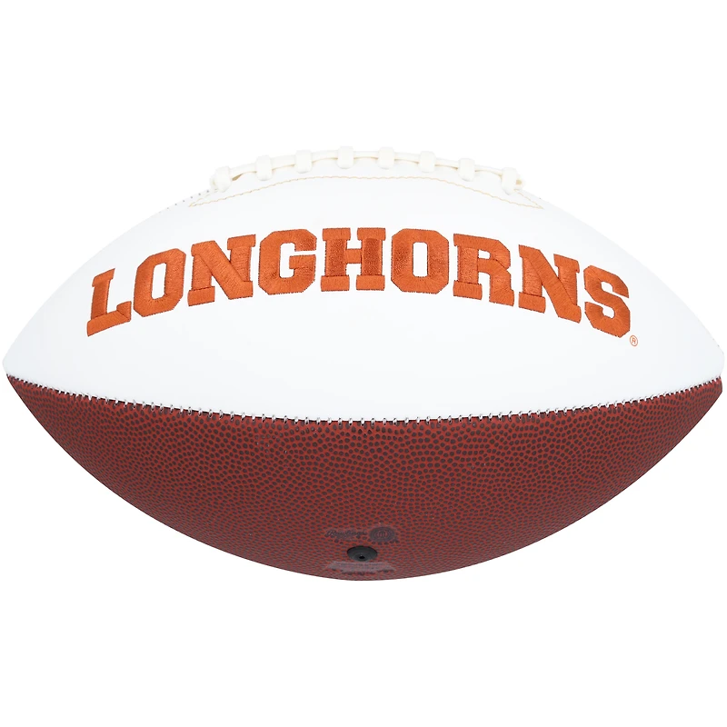 Adonai Mitchell Texas Longhorns Autographed White Panel Football