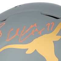 Casque Riddell Speed ​​Authentic autographié par Earl Campbell et Ricky Williams (Texas Longhorns) avec inscriptions multiples - Édition limitée n° 1/5