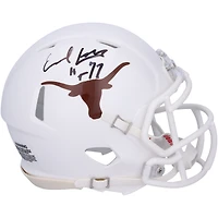 Earl Campbell Texas Longhorns Autographed Riddell Speed Mini Helmet with "HT 77" Inscription