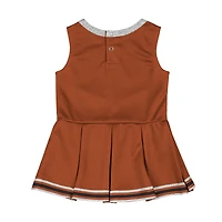 Robe orange pour bébé fille du Colosseum Texas Longhorns Lollipop Park Cheer