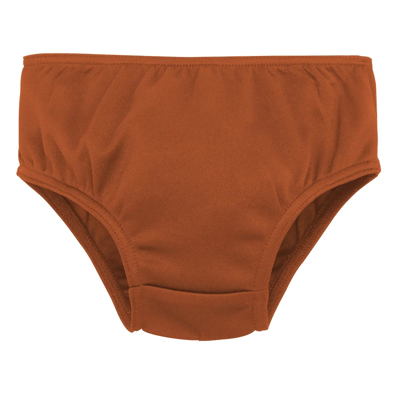 Girls Toddler Burnt Orange/White Texas Longhorns Two-Piece Cheer Captain Jumper Dress & Bloomers Set