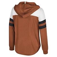 Girls Youth Colosseum Texas Orange Longhorns Reflection Hoodie Long Sleeve T-Shirt