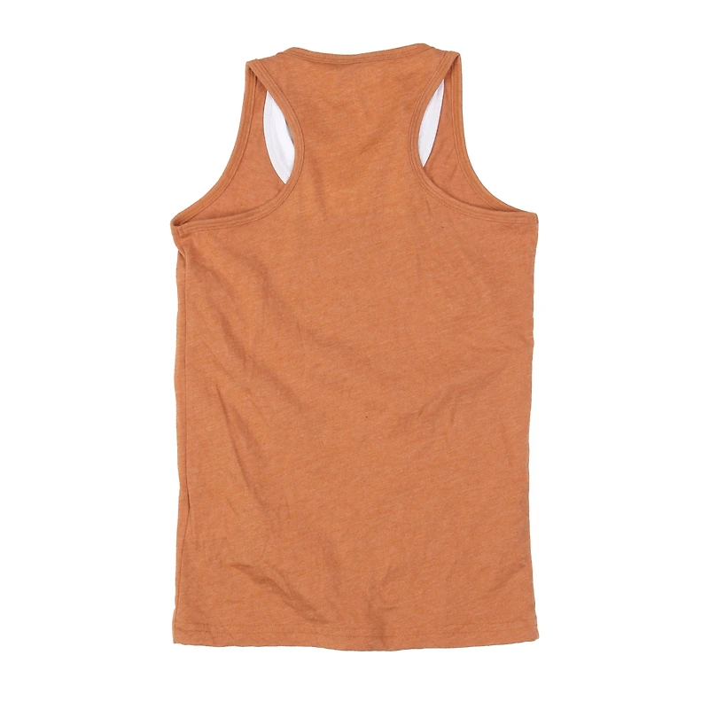 Girls Youth Wes & Willy Texas Orange Longhorns Racerback Tank Top