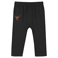 Infant Black Texas Longhorns Double Up Long Sleeve Bodysuit & Pant Set