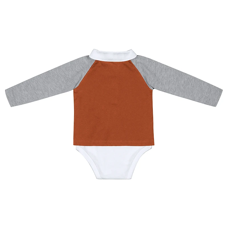 Infant Colosseum Texas Orange Longhorns Pete Rugby Bodysuit