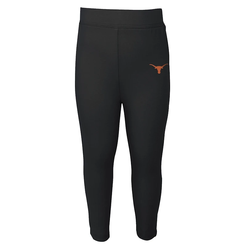 Infant Texas Orange/Black Longhorns Forever Love T-Shirt & Leggings Set