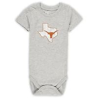 Ensemble de trois bodies pour bébé Wes & Willy Texas Longhorns